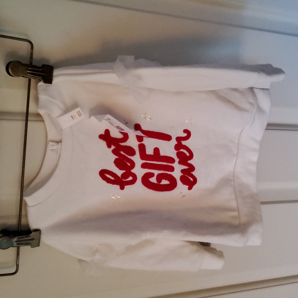 Baby Cat and Jack ruffled sleeve fleece shirt